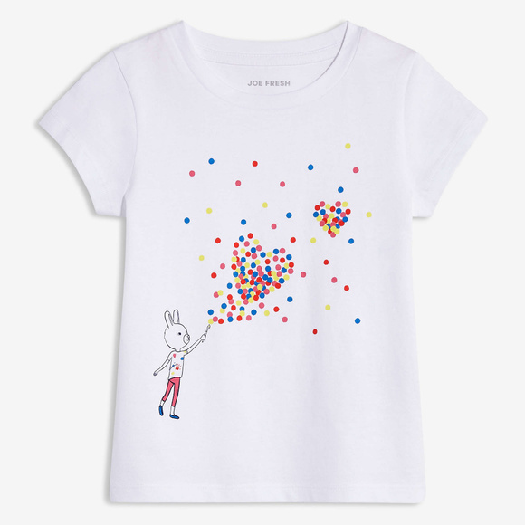 Joe Fresh Other - NWT Joe Fresh Toddler Girls Graphic Confetti Tee